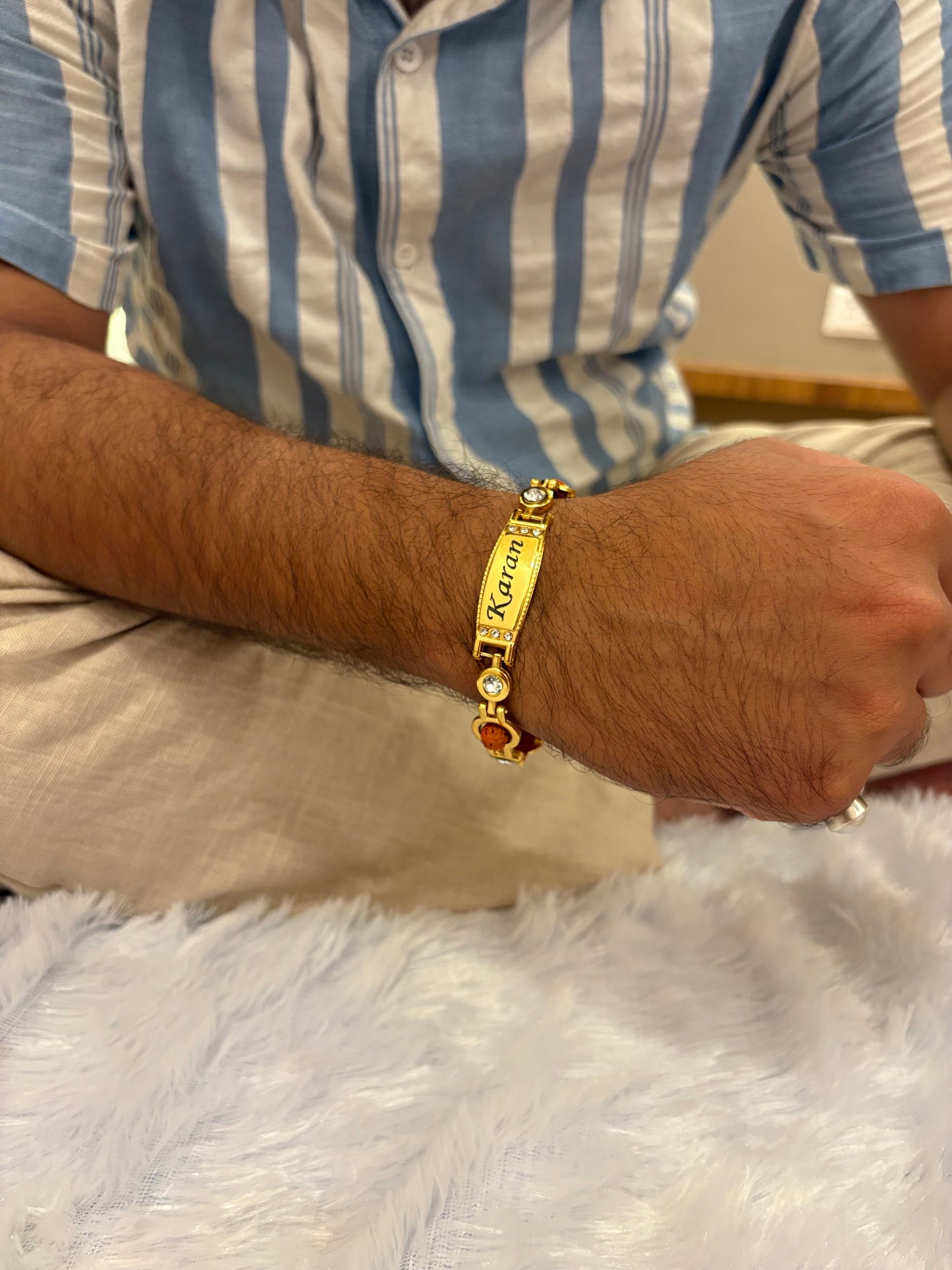 Highest seller diamond & rudraksha rakhi